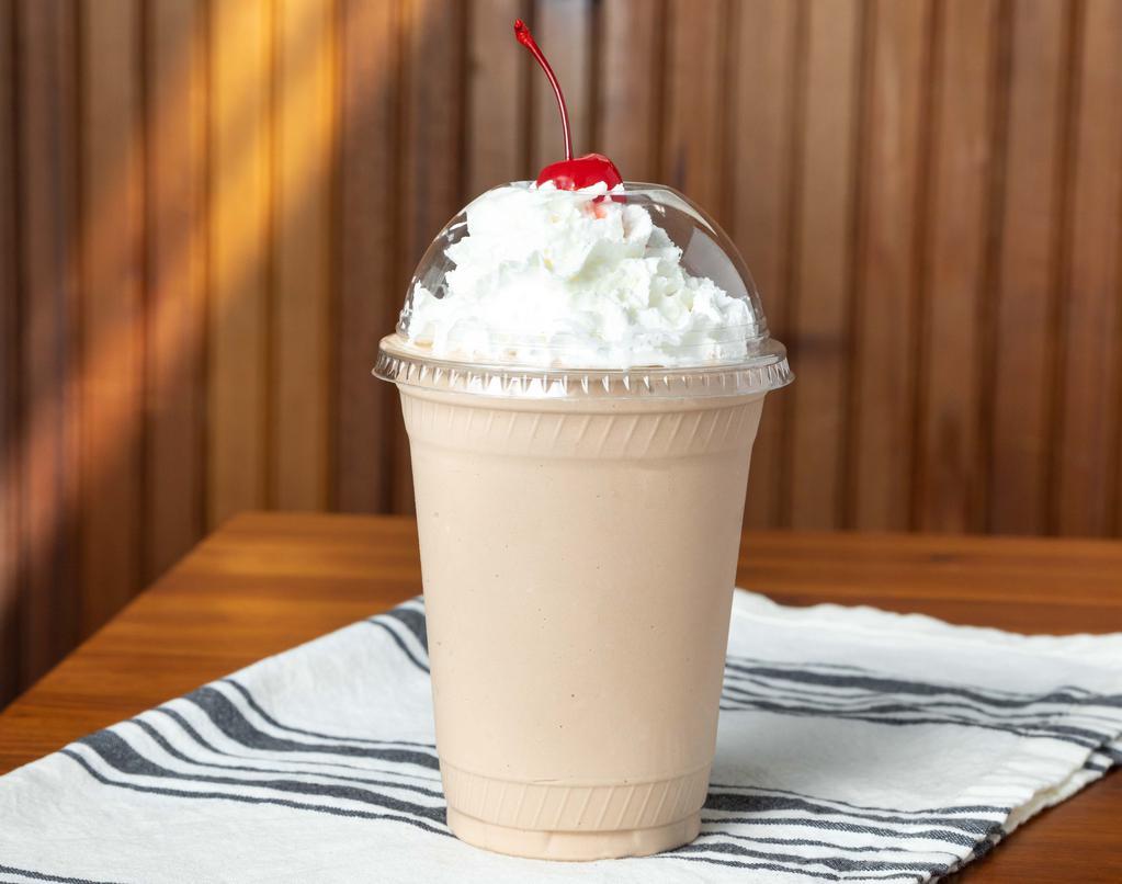 Milkshakes · Rich and creamy ice cream blended with milk and your choice of flavor and topped with whip cream and cherry.