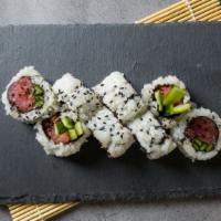 Spicy Tuna Roll · Spicy tuna and cucumber.