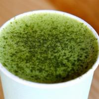 Green Tea Latte · Hot.