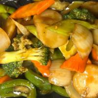 Szechuan Vegetables · add tofu for an additional charge.