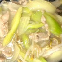 Pork Chow Mein · Old fashioned crispy  noodle.