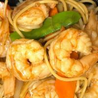 Shrimp Lo Mein · soft noodles