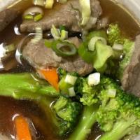 Beef Noodle Soup With Broth · with broth