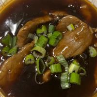 Beef Noodles Soup With Gravy · with gravy