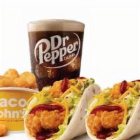 Honey Bbq Fried Chicken Tacos Combo · Try our bold and craveworthy Fried Chicken Taco in an all-new flavor for a limited time! Cri...