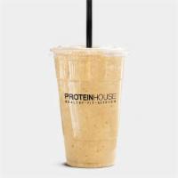 Peanut Butter Dream · Skim Milk, Vanilla Whey, Banana, Peanut Butter and Non-Fat Yogurt. Sub Vegan Protein for $1
...