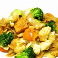 Silken Moonlight  · Large flat rice noodles, tofu, broccoli, carrots, bok choy, cabbage, napa cabbage, onions, c...