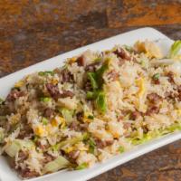 Chicken, Beef Or Pork Fried Rice · Your choice of meat, carrots & peas, fried rice