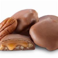 Milk Chocolate Caramel Pecan Turtles · Treat yourself to fresh pecans smothered in gooey caramel and coated with milk chocolate. 14...