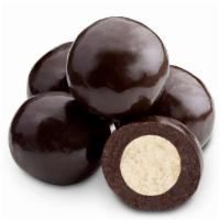 Dark Chocolate Malt Balls · Here's a malt ball you could putt with if it wasn't so delicious! They're dipped in dark cho...