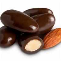 Dark Chocolate Almonds · Come to the dark side and enjoy fresh roasted almonds wrapped in a thick layer of rich dark ...
