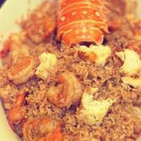 Seafood Rice · Includes lobster and shrimp.