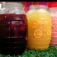 Aguas Frescas Small  · Fresh made drink of various flavors: Horchata, Strawberry, Mango.