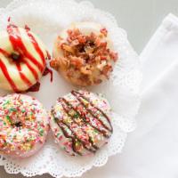 Random Half Dozen Assortment · Topper's choice! Choose the Random Assortment for a box customized exclusively by our donut ...