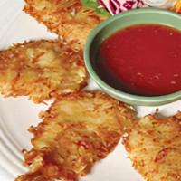 Coconut Prawns · Whole Prawns tossed with lots of coconut flake & deep-fried golden brown. With plum dipping ...