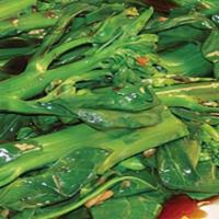 Chinese Broccoli · Served with oyster sauce. These fresh vegetables are quick stir fried in a lightly oiled wok...