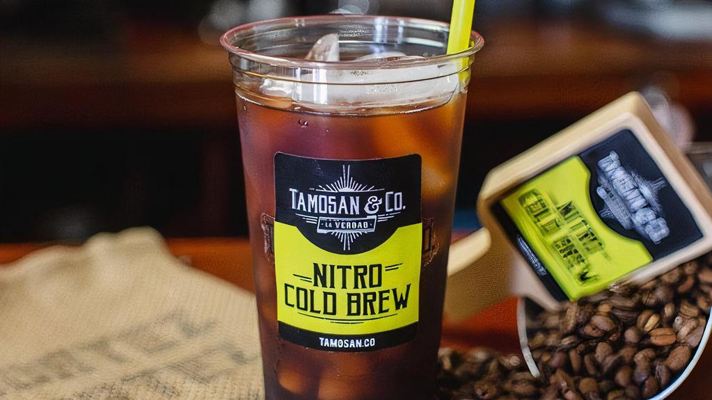Tamosan - Nitro Coldbrew · Pure, bold; dank deliciousness.
