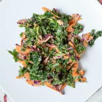 Kale-Slaw · Traditional southern-style coleslaw made with kale.