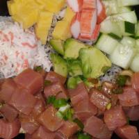 Tuna Poke * · Poke sauce marinated raw tuna served with sushi rice