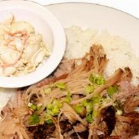 Kalua Pork · Slow cooked pork/green onion
