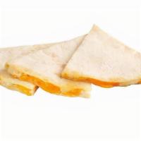 Quesadilla À La Carte · A flour tortilla with a blend of Cheddar and low-fat white cheese.