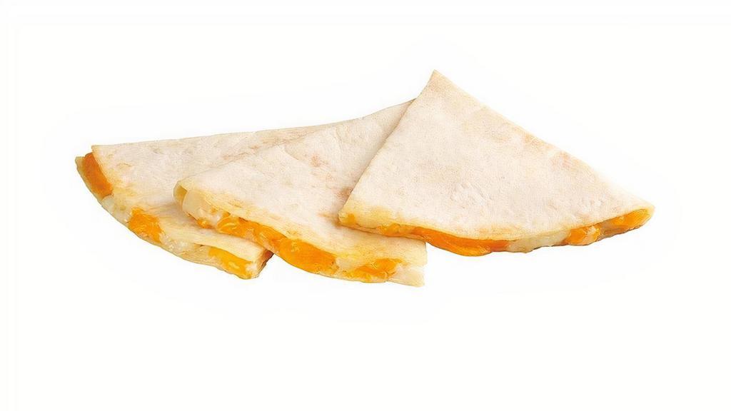 Quesadilla À La Carte · A flour tortilla with a blend of Cheddar and low-fat white cheese.