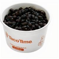 Whole Black Beans · Whole black beans with a touch of Low Fat White cheese.