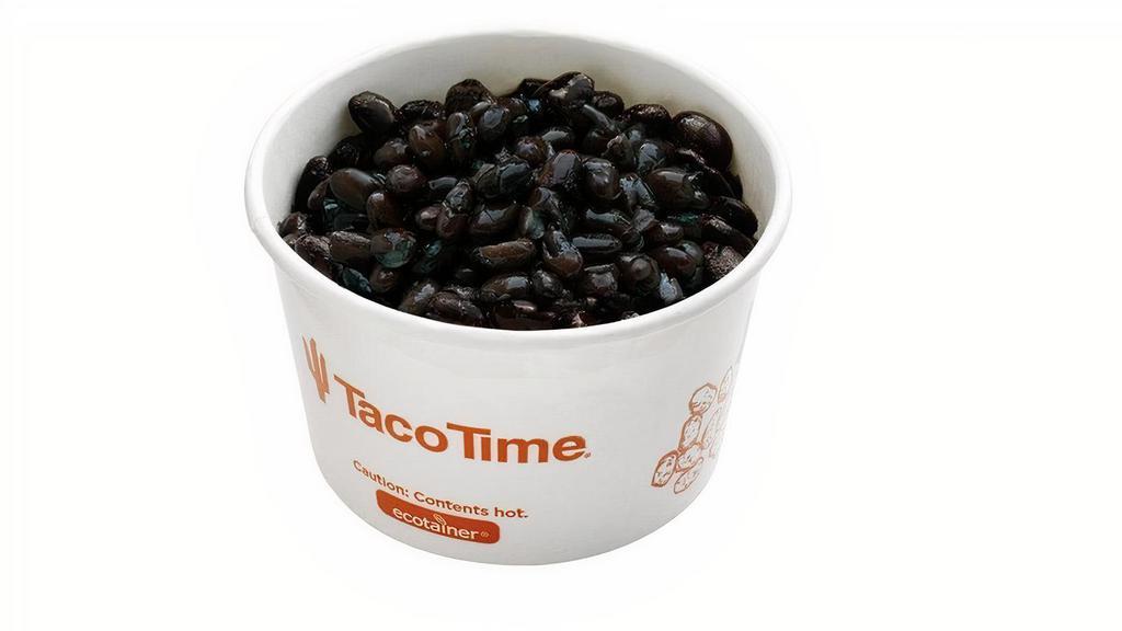 Whole Black Beans · Whole black beans with a touch of Low Fat White cheese.