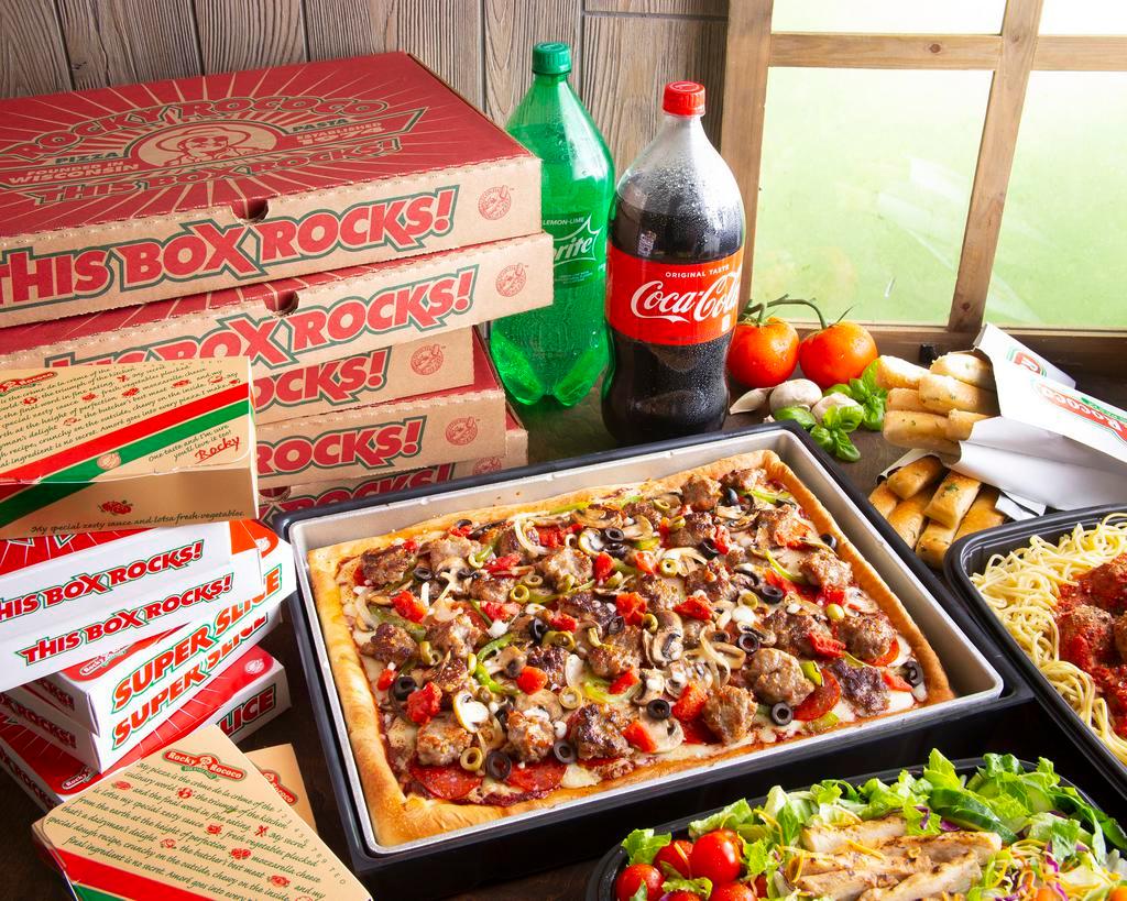 Rocky Rococo Pizza & Pasta · Italian · Pizza · Desserts