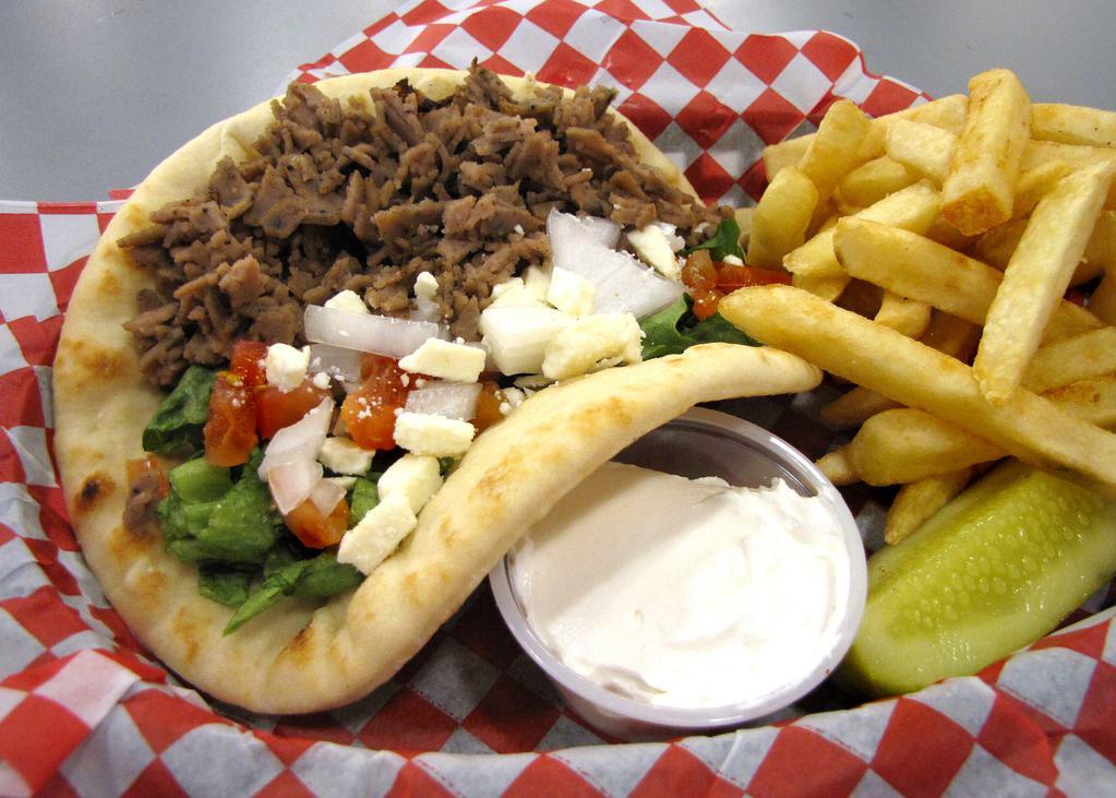 Athenos Gyros · Takeout · Burgers · Greek · Desserts · Chicken