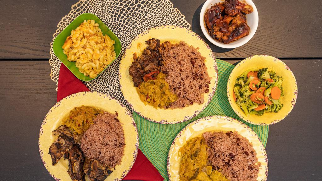 PJS Jamairific Cuisine · Mediterranean · Caribbean · Indian