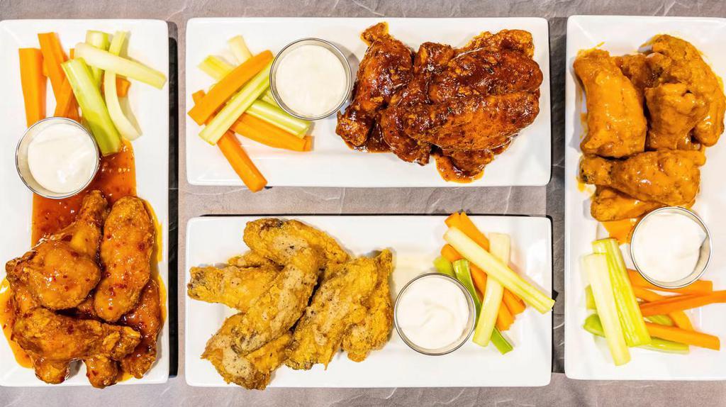 Wingman Wings · Chicken · Desserts · Salad · American