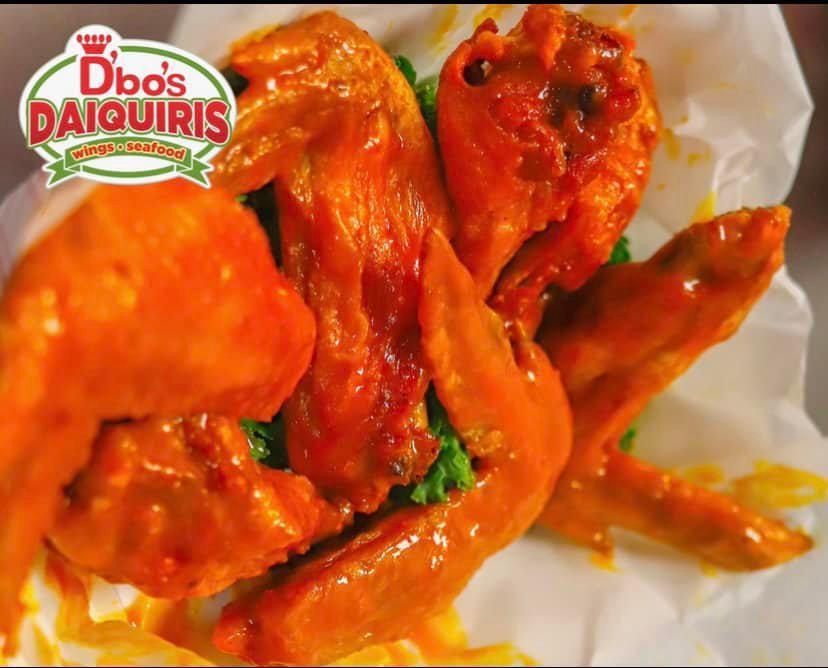 D'Bo's Daiquiris Wings and Seafood · Chicken · Seafood · Burgers · Sandwiches