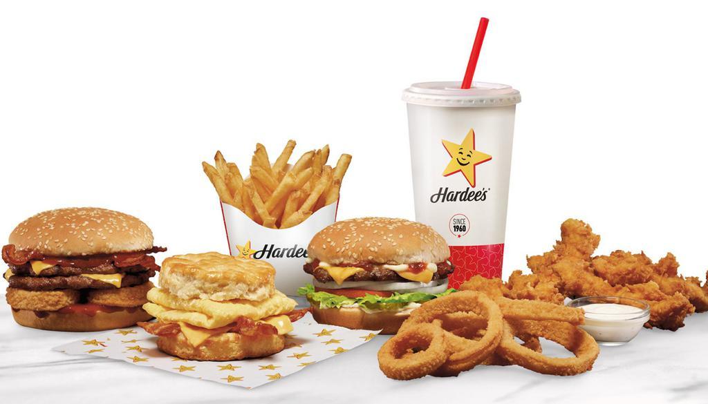 Hardee's · Fast Food · Burgers · Breakfast · Chicken · American