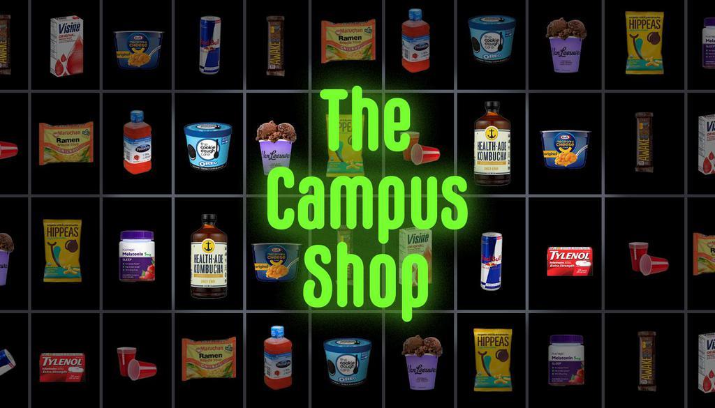 The Campus Shop · Desserts · American · Pharmacy · Breakfast