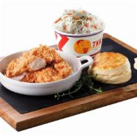 Crunchy Tenders Combo · 100% white meat chicken.