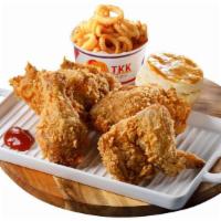 3 Pieces Fried Chicken · Three pieces of our famous 24-hour marinade fried chicken. Includes one classic regular side...