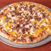  Bbq Chicken Pizza (12 Inch) · Our  traditional 12 inch thin crust,  topped with Anyway’s special BBQ sauce, grilled chicke...