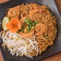 Pad Thai (No Rice) · What’s good. Stir fried rice noodles with egg, bean sprout, scallion in special tamarind sau...