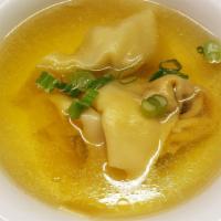 Wonton Soup (Small)) 云吞汤 (小) · served with Crispy Noonle