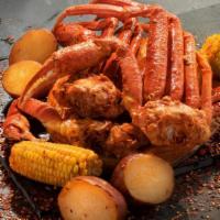 Crab Legs · Snow Crab clusters have juicy meat with a perfect balance of garlic, lemon pepper, and cajun...