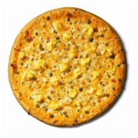 Veggie Breakfast Pizza · Our Veggie Breakfast Pizza starts with cheese sauce or sausage gravy and topped with scrambl...