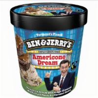 Ben & Jerry'S Americone Dream 16Oz · Founded in fudge-covered waffle cones, this caramel-swirled concoction is the only flavor th...