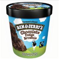 Ben & Jerry'S Chocolate Fudge Brownie 16Oz · The fabulously fudgy brownies in the flavor come from New York's Greyston Bakery, where prod...