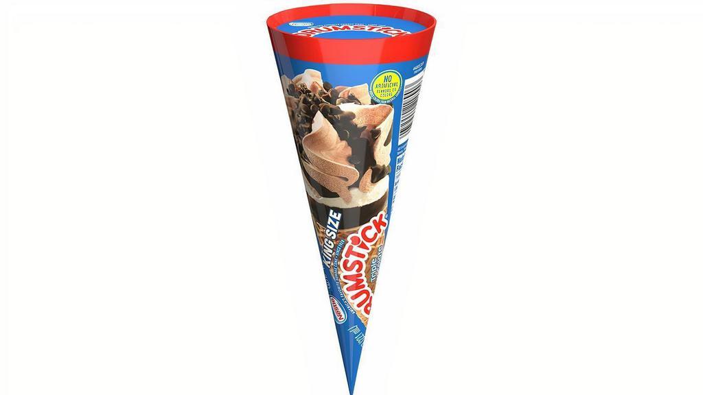Nestle Triple Chocolate Sundae Cone King Size · The Original Sundae Cone® in king size! This indulgent treat is the ultimate chocolate sundae cone, featuring a creamy chocolatey center topped with fudge and chocolatey chips.
