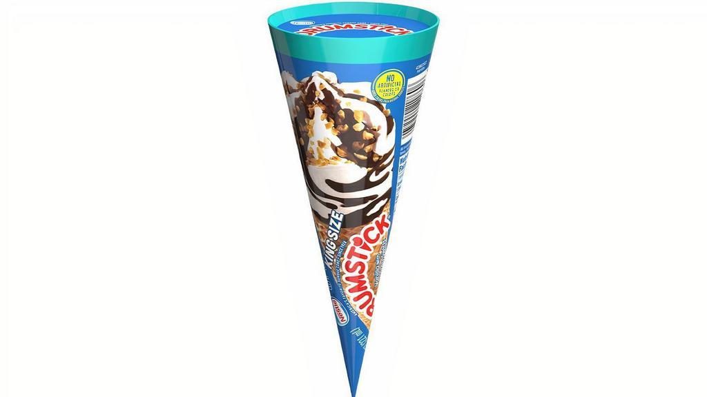Nestle Vanilla & Chocolate Swirl Sundae Cone King Size · The Original Sundae Cone® in king size! Big time indulgence comes from this sundae cone's creamy vanilla center topped with chocolatey swirls and roasted peanuts. Not for small appetites!