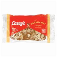 Casey'S Banana Oat Loaf Cake 4Oz · This tasty banana-flavored loaf cake is perfect for busy mornings, something sweet to share,...