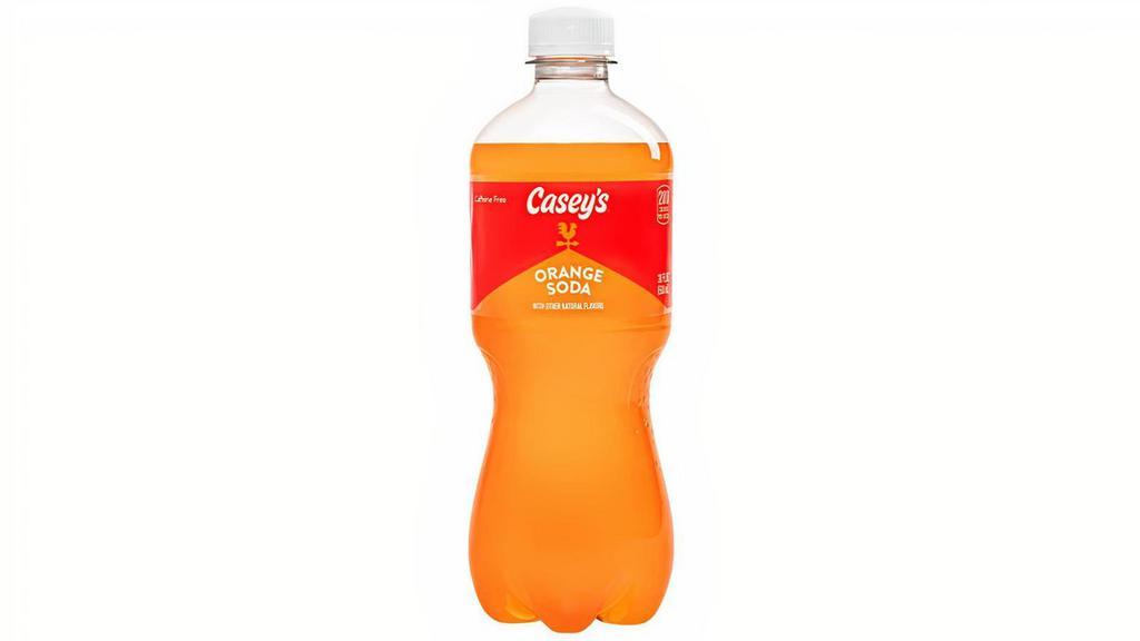 Casey'S Orange Soda 20 Oz  · New Casey's Orange Soda has a crisp fruity taste to quench any thirst. Try one today!
