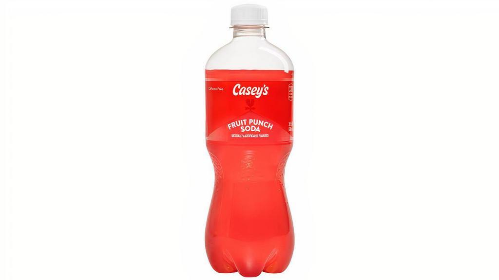 Casey'S Fruit Punch Soda 20Oz · New Casey's Fruit Punch is the perfect blend of all your fruity favorites. Try one today!