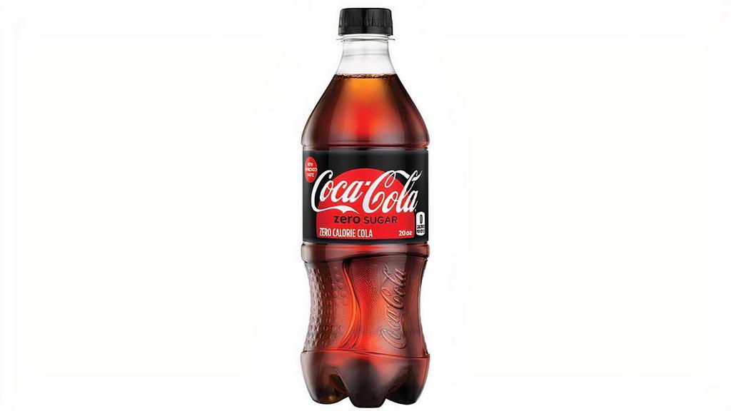 Coca-Cola Zero Sugar 20Oz · Enjoy Coke Zero's real Coca-Cola taste and zero calories with meals, on the go, or to share. Serve ice cold for maximum refreshment.